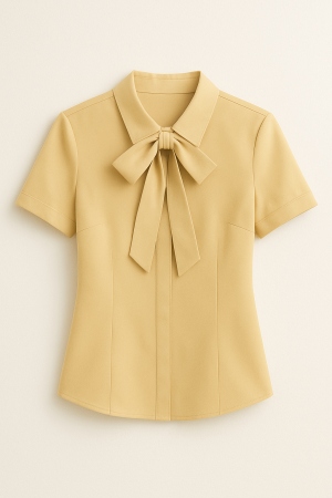 Uniforme feminino: Blusa de Laço