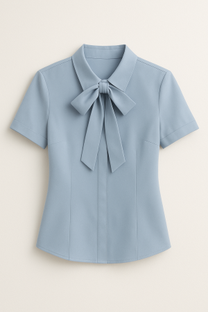 Uniforme feminino: Blusa de Laço